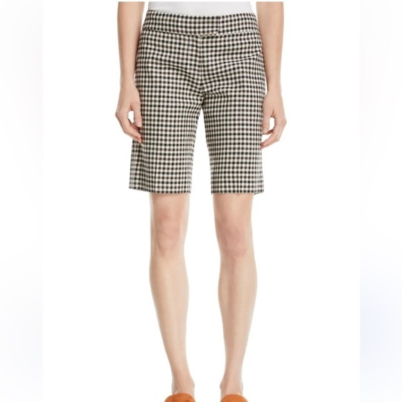 Derek Lam Gingham Plaid Bermuda Shorts